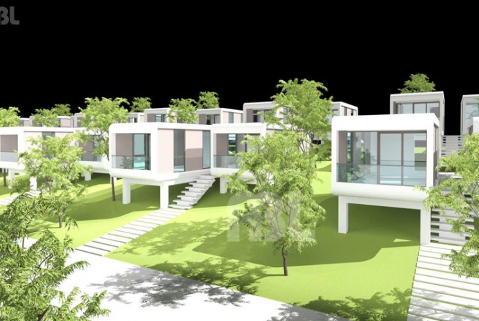 Dự án 64 căn nhà bê tông đúc sẵn tại Bảo Lộc, Lâm Đồng