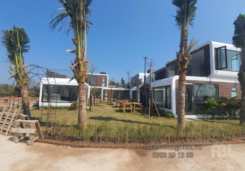 Tổ hợp khu nghỉ dưỡng bằng nhà bê tông đúc V01-ABL tại Hòn Dấu - Hải Phòng