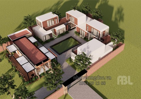 Thiết Kế Homestay Bê Tông Đúc Nguyên Khối Thu Hút Khách Du Lịch Năm 2026
