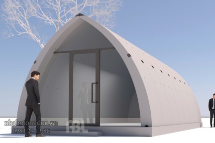 Mẫu bungalow bê tông đúc sẵn ABL – Vạn Phúc