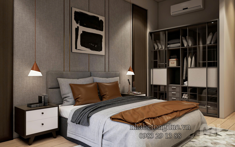 thiết kế nội thất phòng ngủ thứ nhất 1