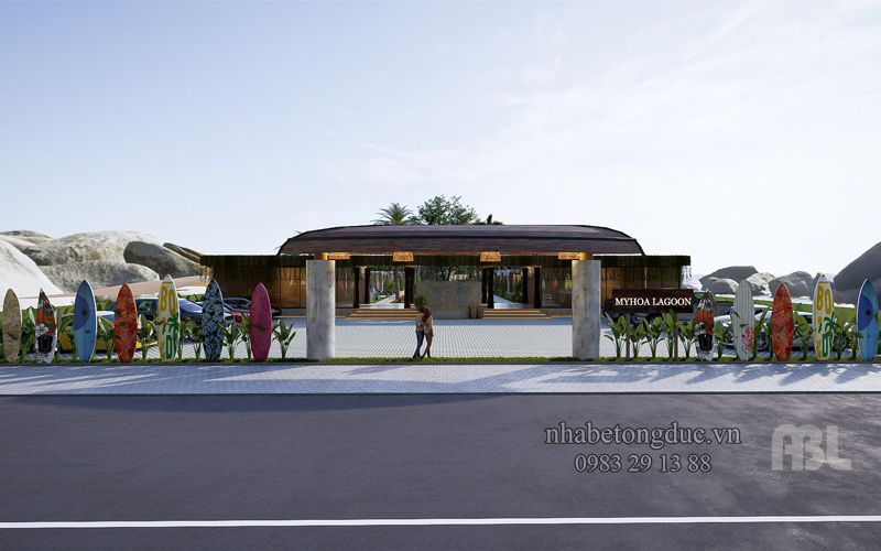 thiết kế 3D công khu sinh thái