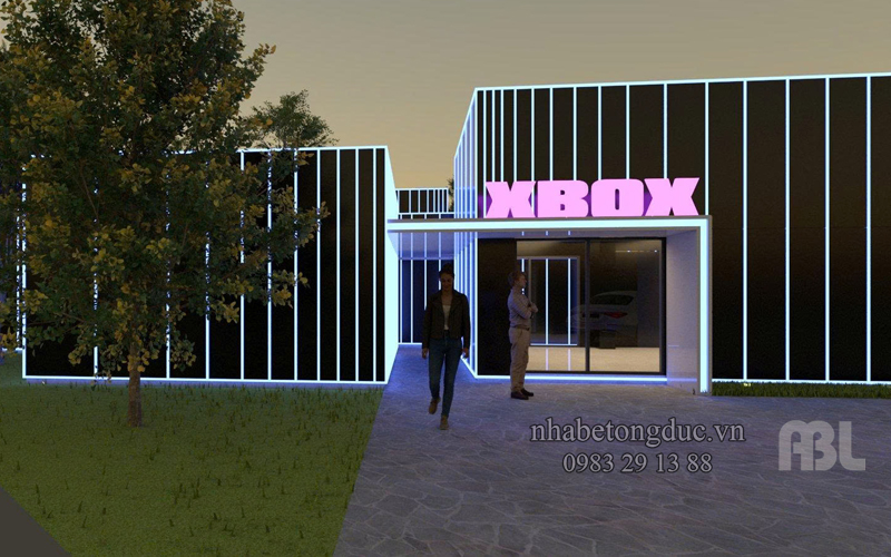 nhà bê tông đúc sẵn dùng xây phòng karaoke