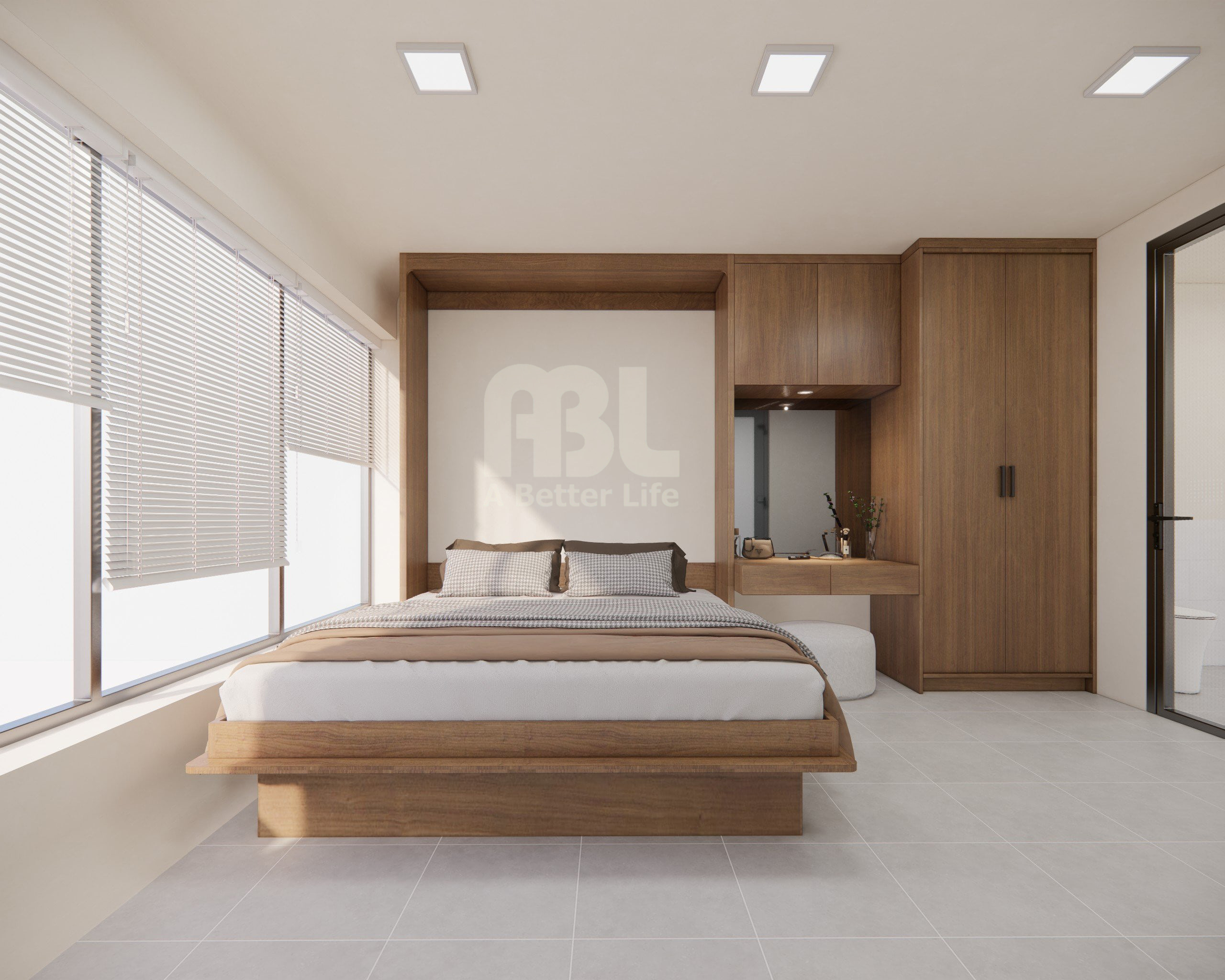 thiết kế mẫu nội thất nhà bê tông đúc