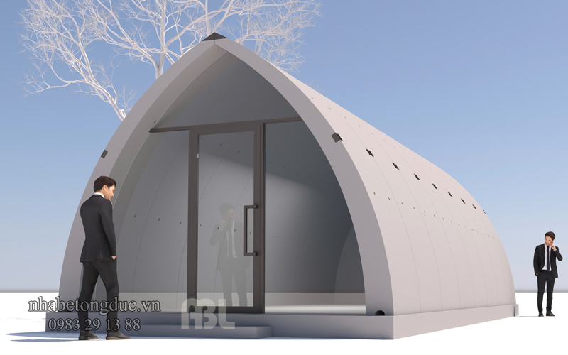 mẫu bungalow bằng bê tông đúc của ABL